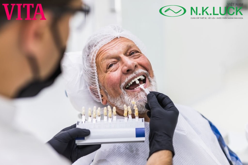Răng nhựa cao cấp 3 Sử dụng răng nhựa VITA MFT không cần nhổ bỏ răng thật